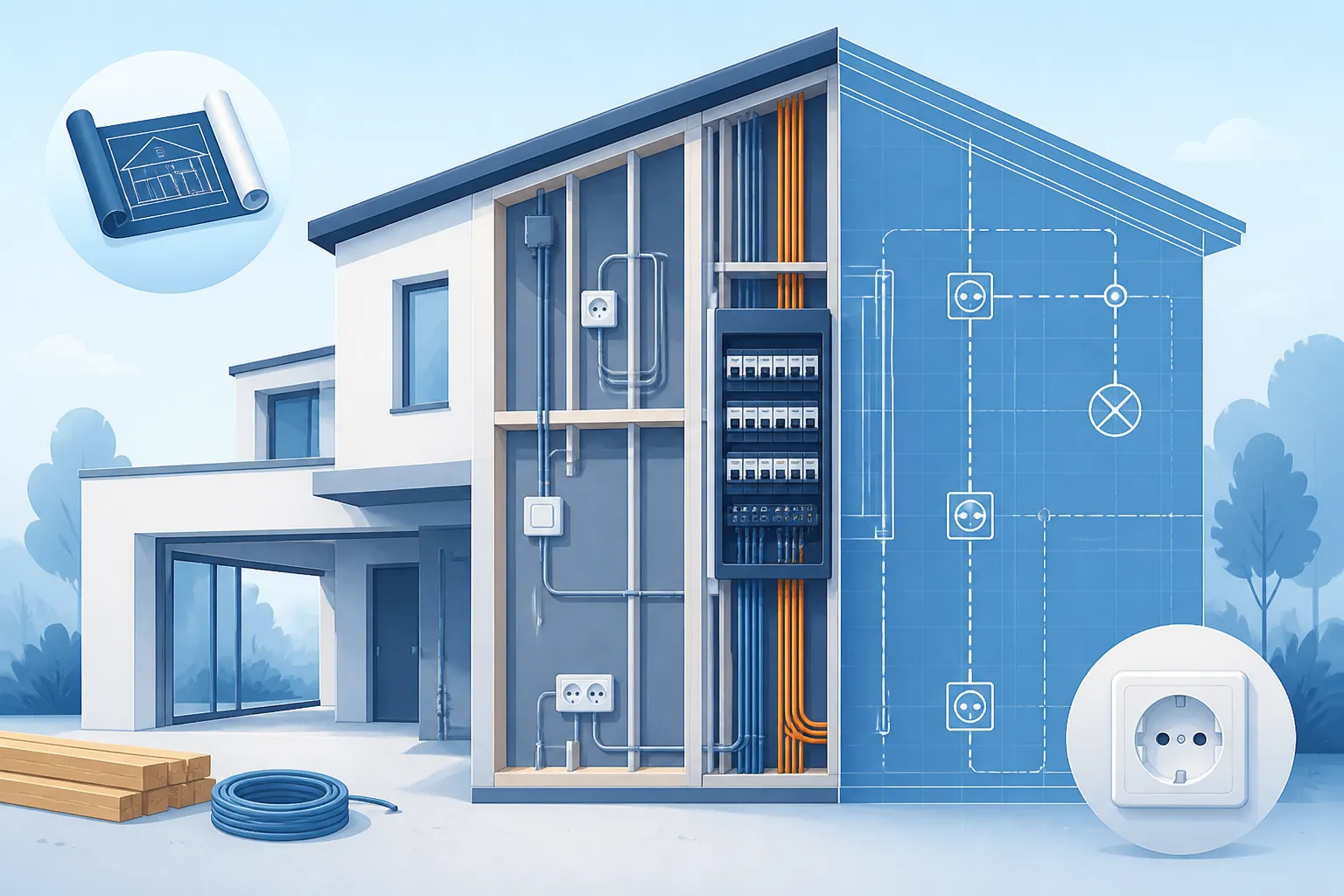 Elektrische installatie nieuwbouw woning: waar moet u op letten?