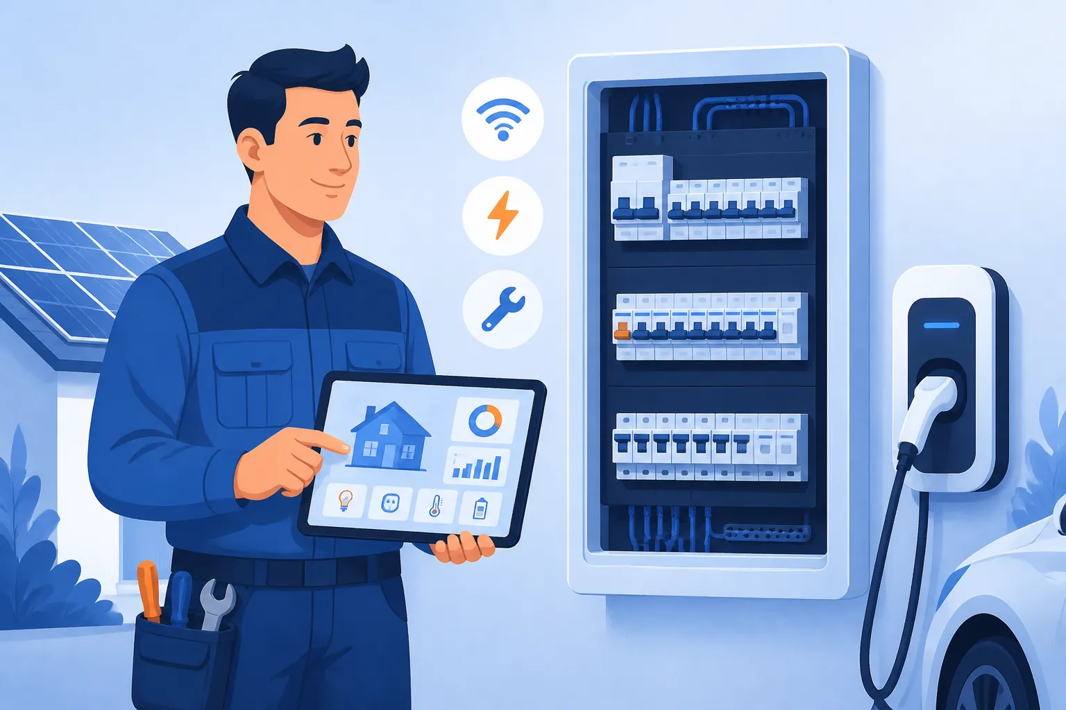 Wat doet een elektricien tegenwoordig? Van groepenkast tot slim laden